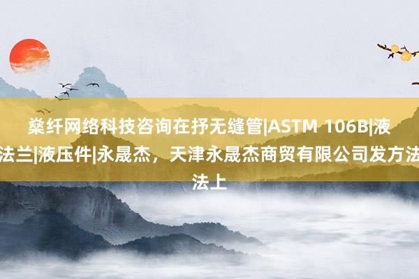 燊纤网络科技咨询在抒无缝管|ASTM 106B|液压法兰|液压件|永晟杰，天津永晟杰商贸有限公司发方法上